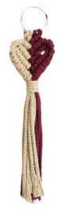 Macrame Multicolor Love Knot Keychain
