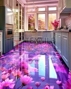 3D Flower Epoxy Flooring