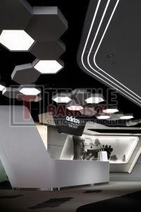 Textile Office Stretch Ceiling