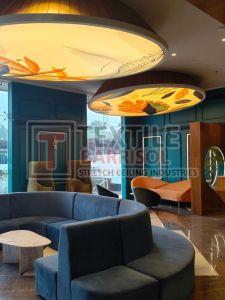 Textile Office Stretch Ceiling