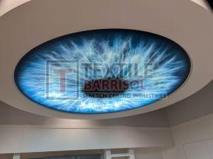Textile Round Shape Stretch Ceiling