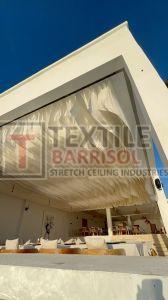 Textile Wave Fabric Ceiling