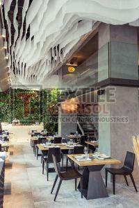Textile Wave Fabric Ceiling
