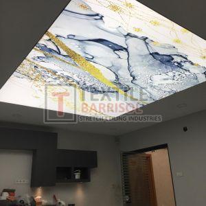 Textile Marble Stretch Ceiling