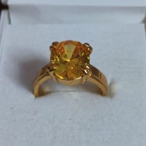 Golden Stone Artificial Ring