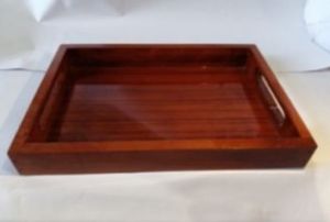 Brown Wooden Serving Tray