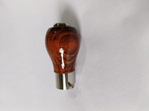 Chrome Top Wood Curtain Stopper