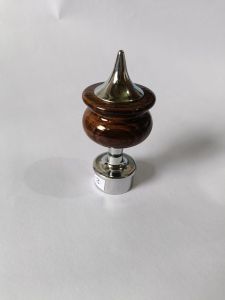 Cone Dome Wood Curtain Bracket