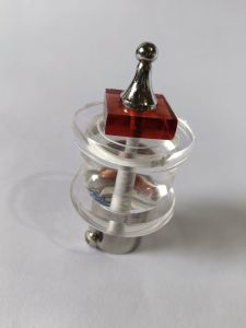 Crystal Coil Red Curtain Stopper