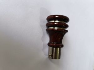 Gloss Ring Wood Curtain Stopper