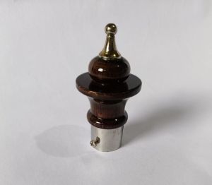 Gold Tip Wood Curtain End Cap