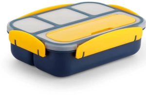 4 Compartment Plastic Lunch Box for Student