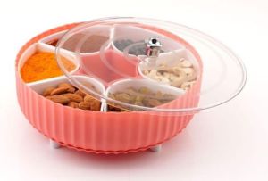 Round Plastic Masala Box