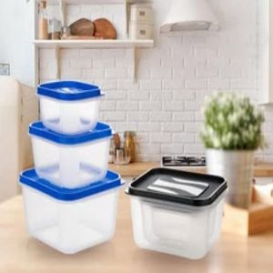 Plastic 3 Pieces Storage Container Set