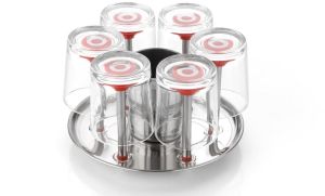 Stainless Steel Glass Stand