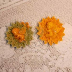 Angel In Flower Candles