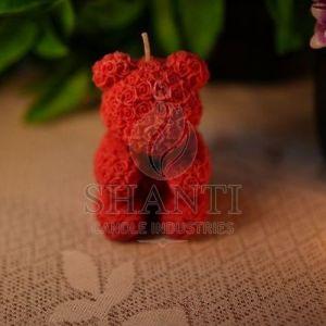 Rose Teddy Candles
