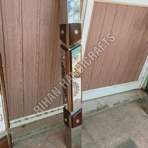Modern Stainless Steel Wooden Master Pillar