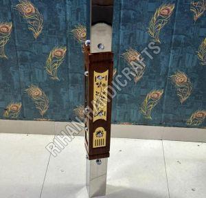 Stainless Steel Sheesham Wood Master Pillar