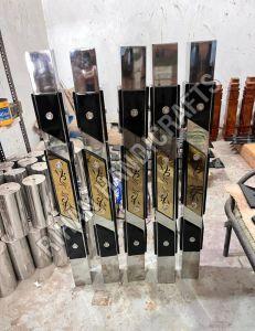 Stainless Steel Wooden Ornamental Pillar