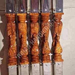 Stainless Steel Wooden Support Pillar
