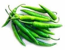 fresh green chilli