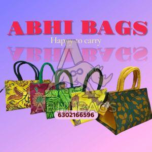 Printed Jute Return Gift Bags
