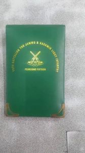 Leather Hard Cover Folder