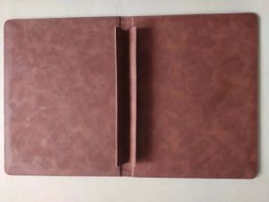 Brown Leather Menu Cover