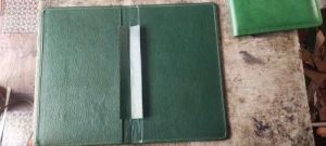Green Leather Menu Cover