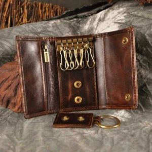 Brown Leather Key Case