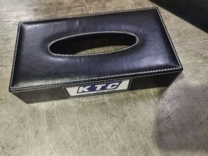Office Leather Tissue Box