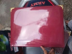 Leather Hard Cover Folder