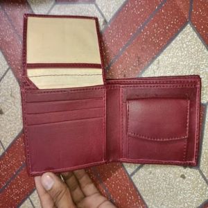 Mens Red Leather Wallets