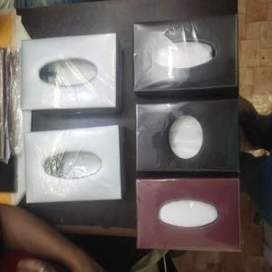 PU Leather Tissue Box