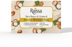 raissa intense moisture shea butter oatmeal soap