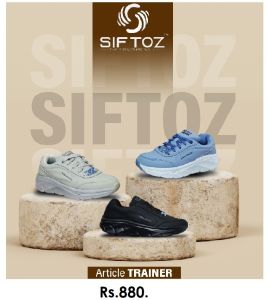 Mens Cushioned Mesh Trainer Sneakers