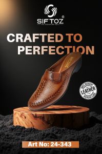 Womens Elegant Perforated Leather Ballerinas