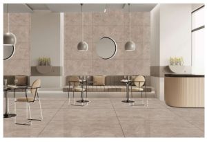 Muted Brown Glossy Marble Tiles