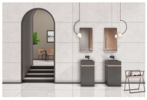 Ligth Grey Glossy Marble Tiles