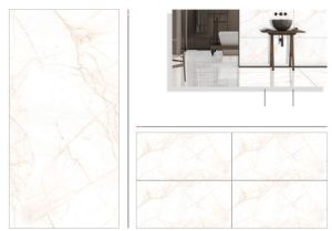 Vintage White Glossy Marble Tiles