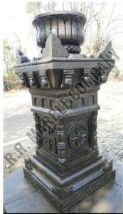 Black Granite Tulsi POT