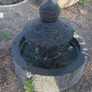 Black Marble Fountain