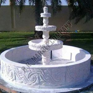 Engraved Marble Fountain