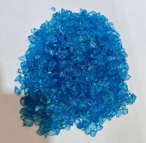 1-2 Mm Blue Cullet Glass Scrap