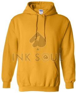 Mens Yellow Cotton Hoodies