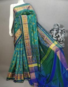 Ladies Patola Ikkat Silk Saree
