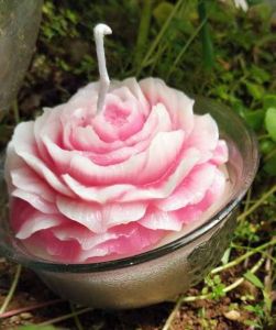 Premium Peony Flower Scented Candle