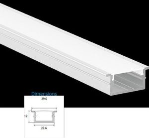 076-ALS-R2512 Aluminium LED Profile