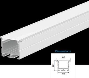 077-ALS-R2520 Aluminium LED Profile